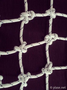 Plasă din frânghie